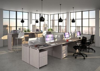 Kamos Pure - Workstations :: Muebles de Oficina: Equilibrio Modular