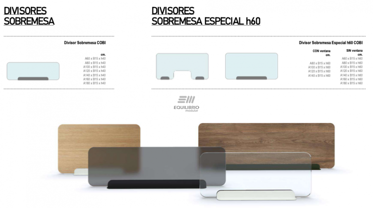 : DIVISORES SOBREMESA :: Equilibrio Modular - Amplio catalogo en muebles y mobiliario de oficina para todo Mexico. : DIVISORES SOBREMESA :: Equilibrio Modular - Amplio catalogo en muebles y mobiliario de oficina para todo Mexico.