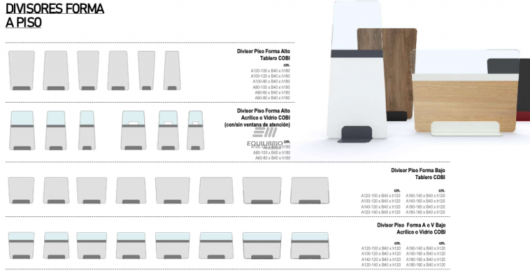 : DIVISORES FORMA "A" o "V" A PISO :: Equilibrio Modular - Amplio catalogo en muebles y mobiliario de oficina para todo Mexico. : DIVISORES FORMA "A" o "V" A PISO :: Equilibrio Modular - Amplio catalogo en muebles y mobiliario de oficina para todo Mexico.