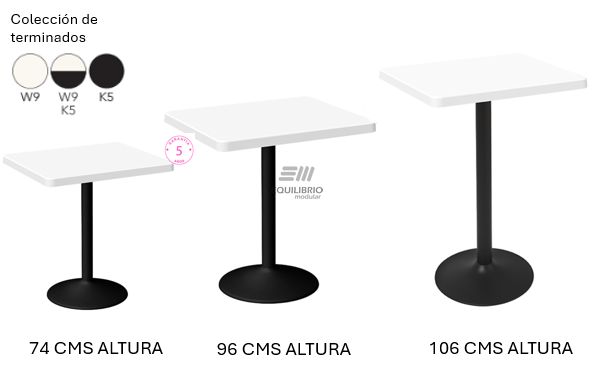 : OULU Mesa Terraza :: Equilibrio Modular - Amplio catalogo en muebles y mobiliario de oficina para todo Mexico.